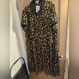 New Unique Vintage size 26w gold foil maxi